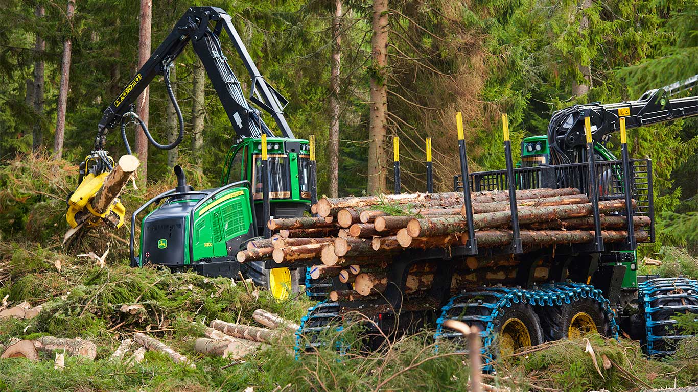 John Deere skogsmaskiner