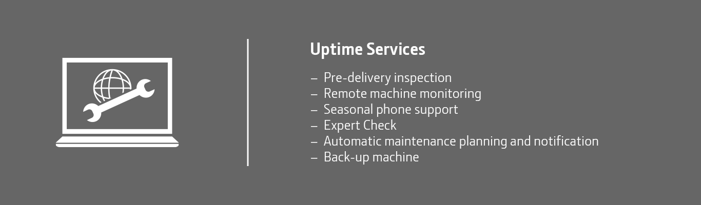 Service for maksimal driftstid
