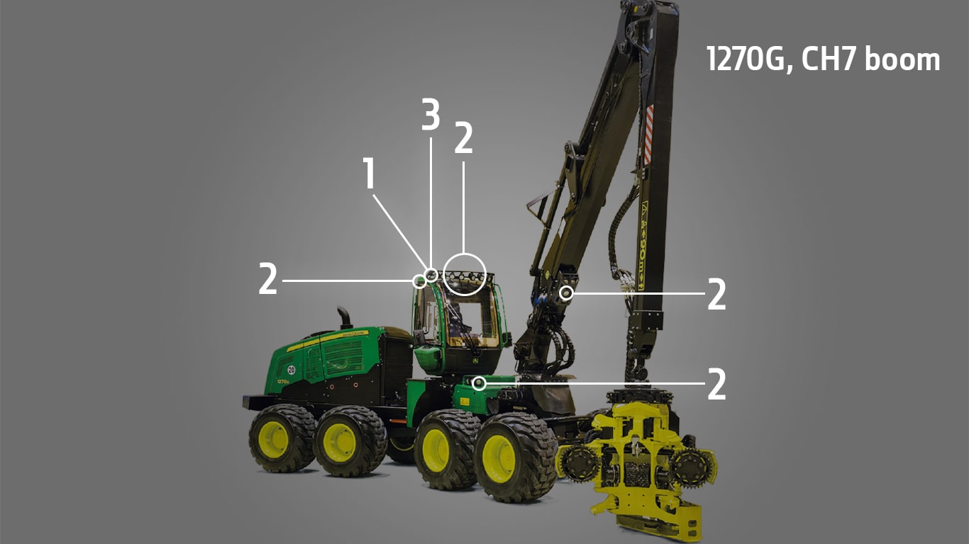 John Deere 1270G + CH7