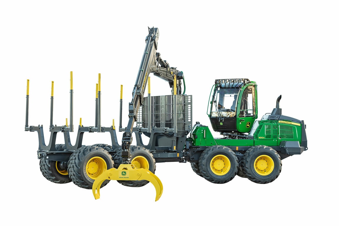 John Deere 1610G lastbærere side