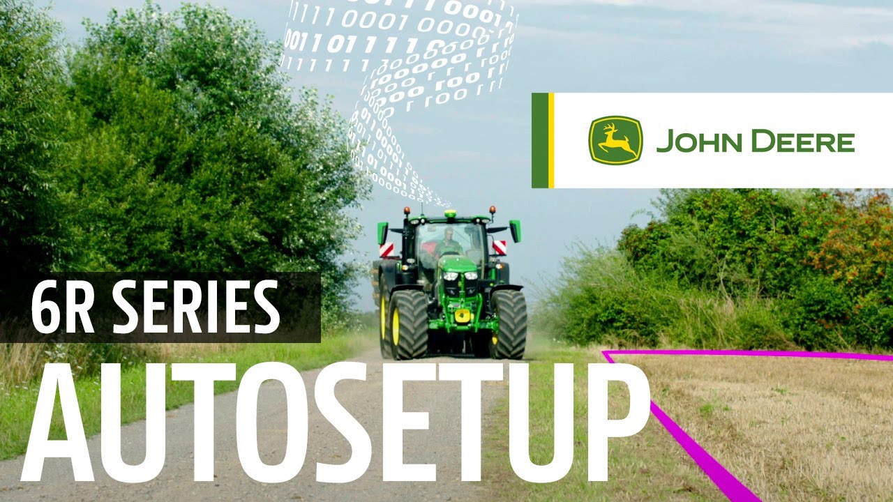 Traktorer i 6R-serien med AutoSetup
