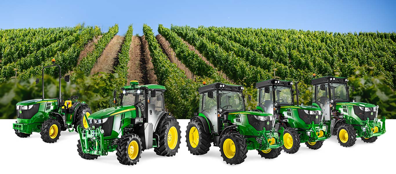 Traktorer i 5-serien for verdifulle avlinger