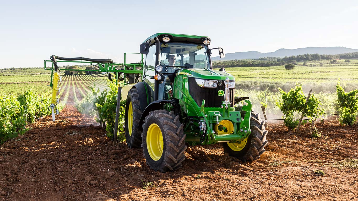 5G serien traktorer for frukt- og grønnsaksspesialisten